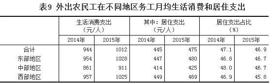 2015年農民工監測調查報告(圖10)