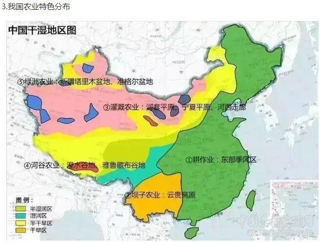 瞿衛國:中國農業地理地圖及各地區農業發展特色分析(圖3)