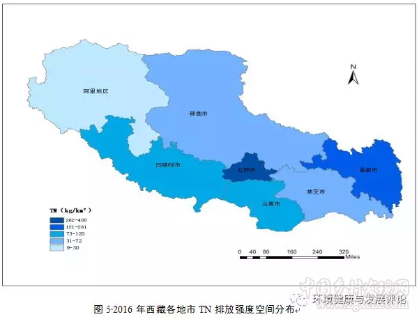 周芳等:西藏農(nóng)業(yè)面源TN、TP排放的空間差異與分布特征(圖8)